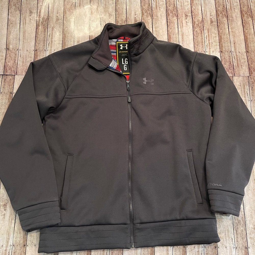 Men’s UNDER ARMOUR Storm Jacket/Coat Charcoal Grey Sz Large